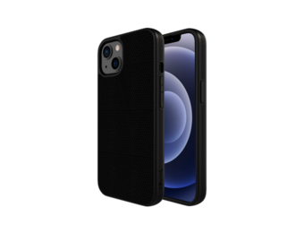 Evutec Ballistic Nylon Aergo Series Case With Afix for iPhone  14/13 - Black