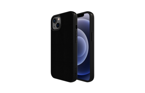 Evutec Ballistic Nylon Aergo Series Case With Afix for iPhone  14/13 - Black