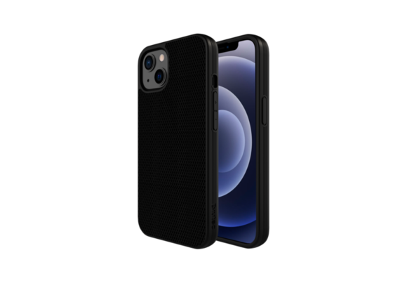 Evutec Ballistic Nylon Aergo Series Case With Afix for iPhone  14/13 - Black