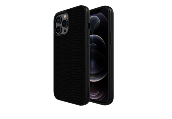 Evutec Ballistic Nylon Aergo Series Case With Afix for iPhone 13 Pro - Black