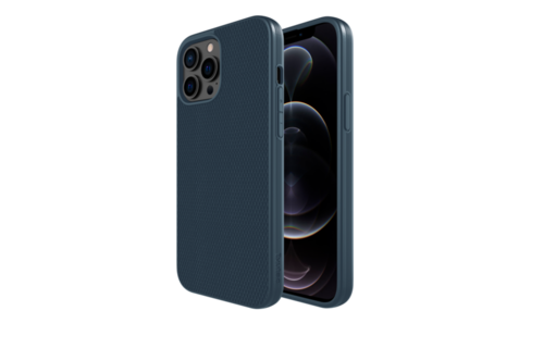 Evutec Ballistic Nylon Aergo Series Case With Afix for iPhone 13 Pro - Blue