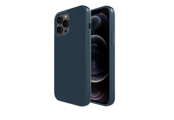 Evutec Ballistic Nylon Aergo Series Case With Afix for iPhone 13 Pro - Blue