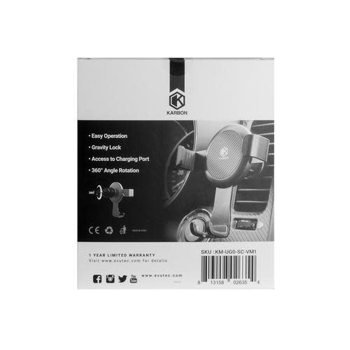 Evutec Karbon Grip Car Mount Aramid Fiber Phone Holder for Car