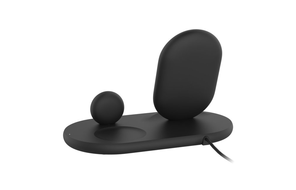 Belkin Boost Charge 3-in-1 Wireless Charger for Apple Devices UK Plug - Black