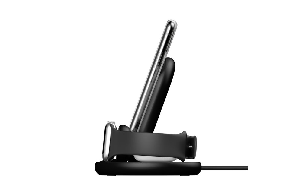 Belkin Boost Charge 3-in-1 Wireless Charger for Apple Devices UK Plug - Black