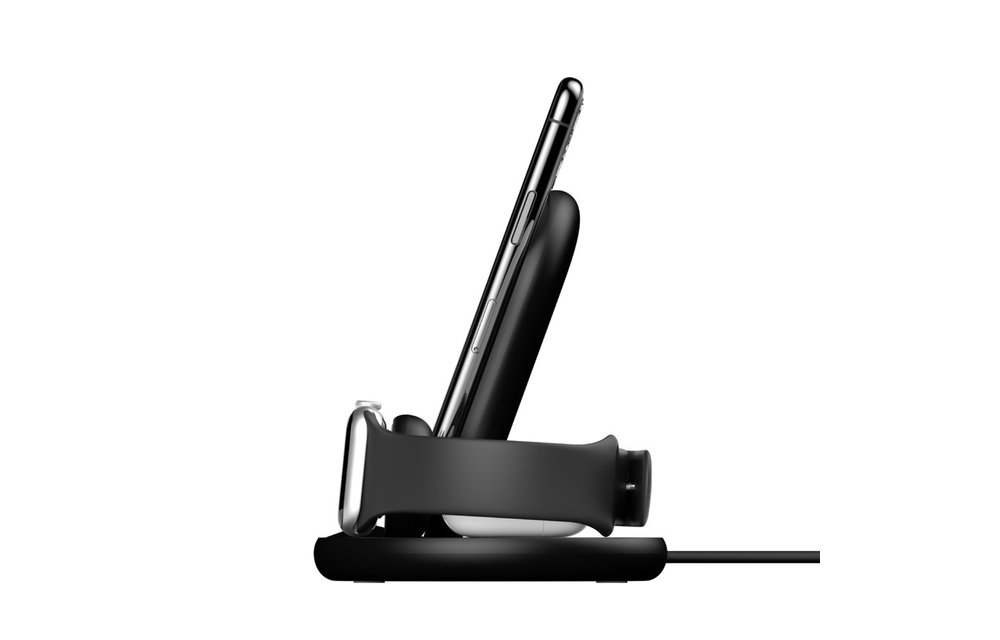 Belkin Boost Charge 3-in-1 Wireless Charger for Apple Devices UK Plug - Black
