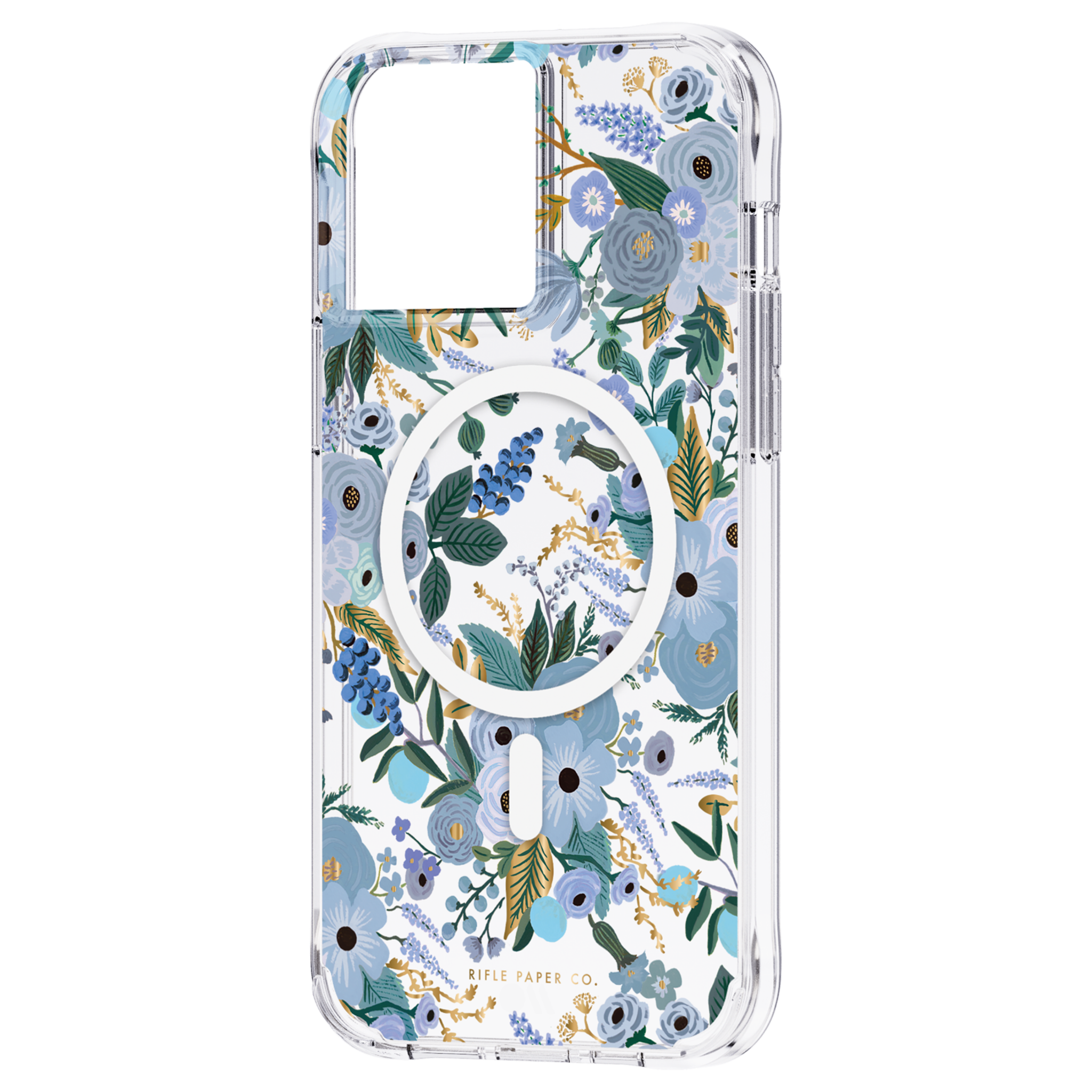 Rifle Paper Co Charles Magsafe Case iPhone 13 Pro - Garden Party Blue W/ Antimicrobial