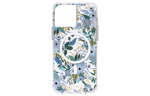 Rifle Paper Co Charles Magsafe Case iPhone 13 Pro - Garden Party Blue W/ Antimicrobial