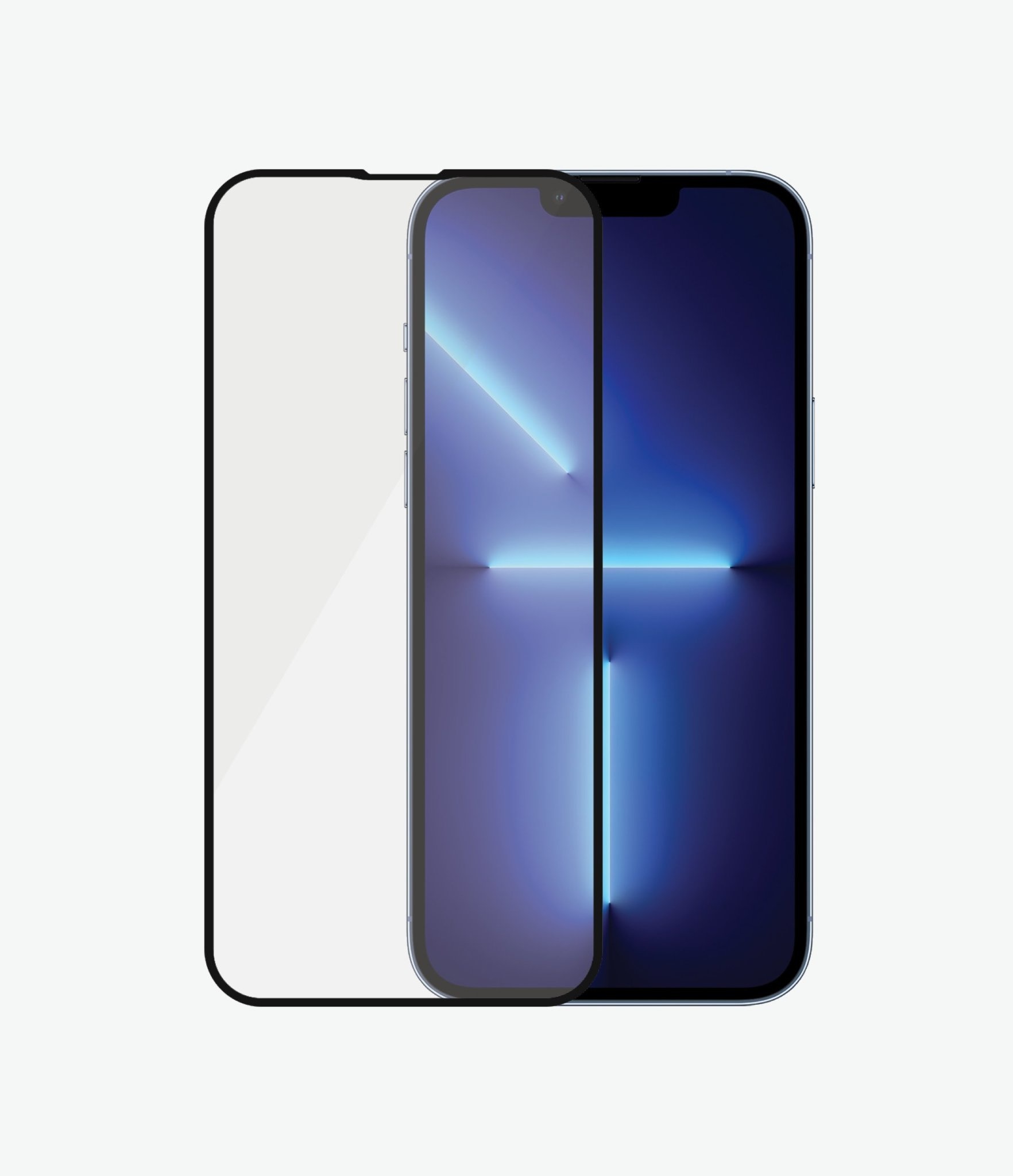 Panzer Glass Screen Protector For iPhone 13 Pro Max CF - Black AB Edge-to-Edge Clear