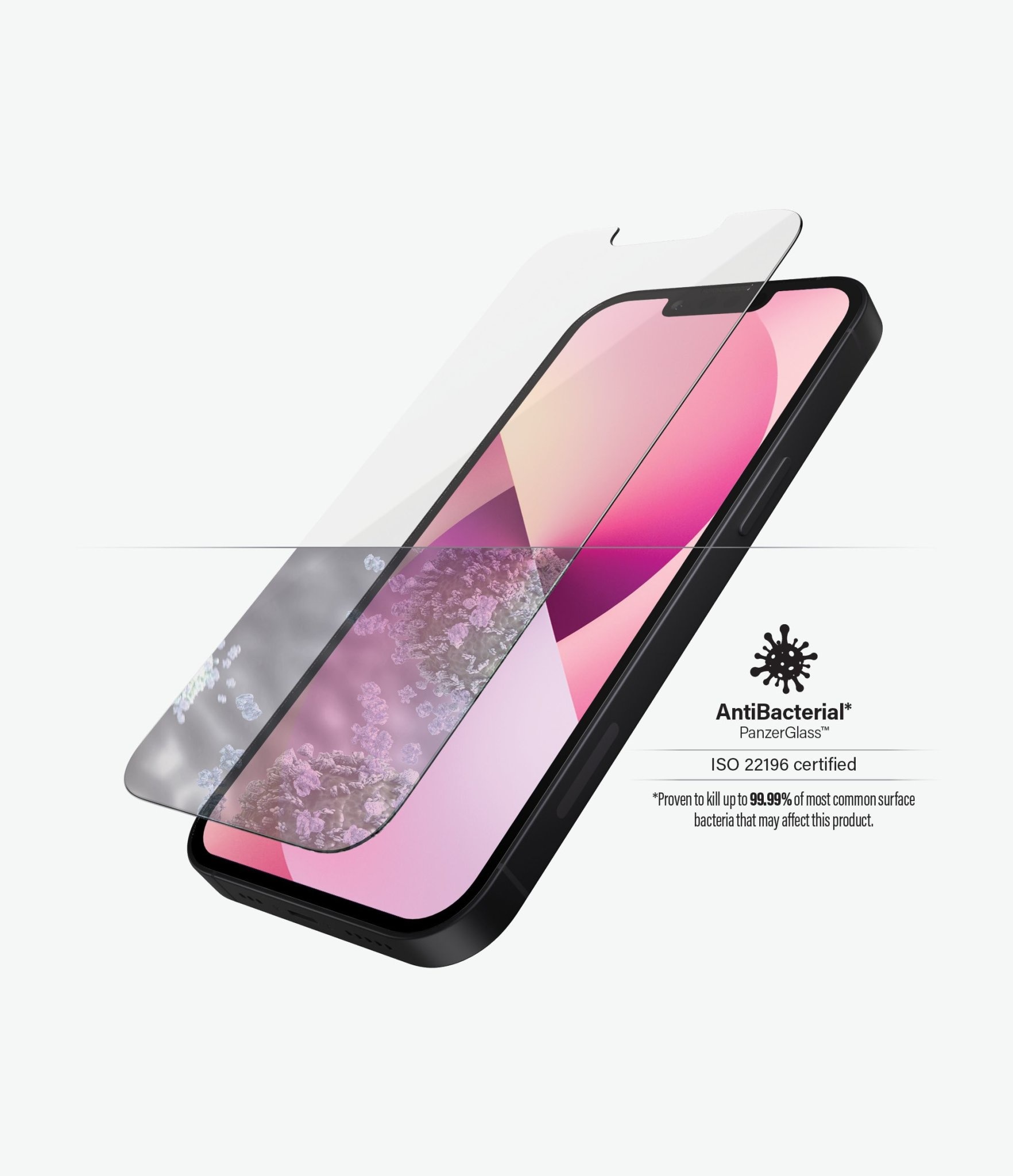 Panzer Glass Screen Protector For iPhone 13 Mini - Standard Fit Clear
