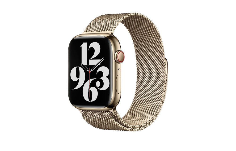 Apple Watch Stainless Steel Milanese Loop 42/44/45mm - Gold