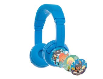 BuddyPhones Play Plus Wireless Headphone - Cool Blue