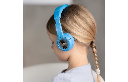BuddyPhones Play Plus Wireless Headphone - Cool Blue