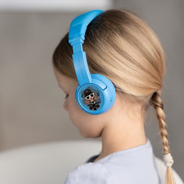 BuddyPhones Play Plus Wireless Headphone - Cool Blue