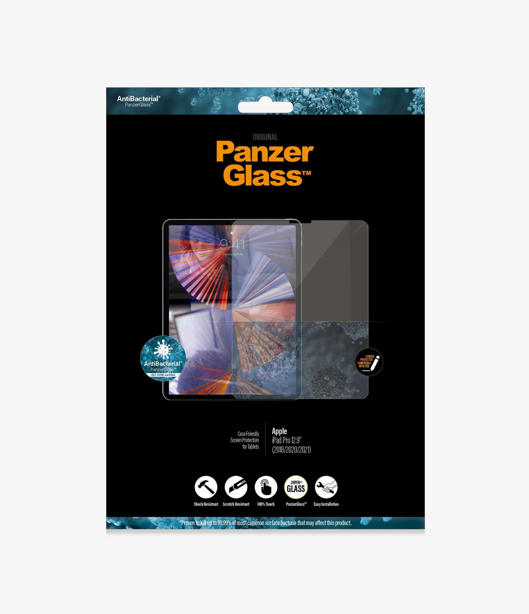 PanzerGlass Screen Protector For Apple iPad Pro 12.9" ( 2020 / 2018 ) - Clear