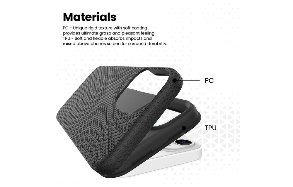 Prodigee Rockee Case for iPhone 13 Pro Max - Black