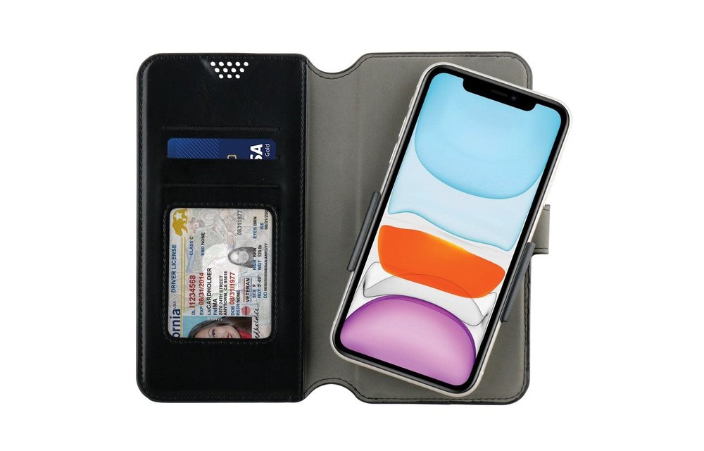 Prodigee Universal Wallet Case for iPhone 6.5" to 6.7" (X Large ) - Black