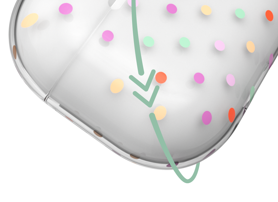 SwitchEasy Artist Artisan Protective Case for AirPods 3 - Color Dots