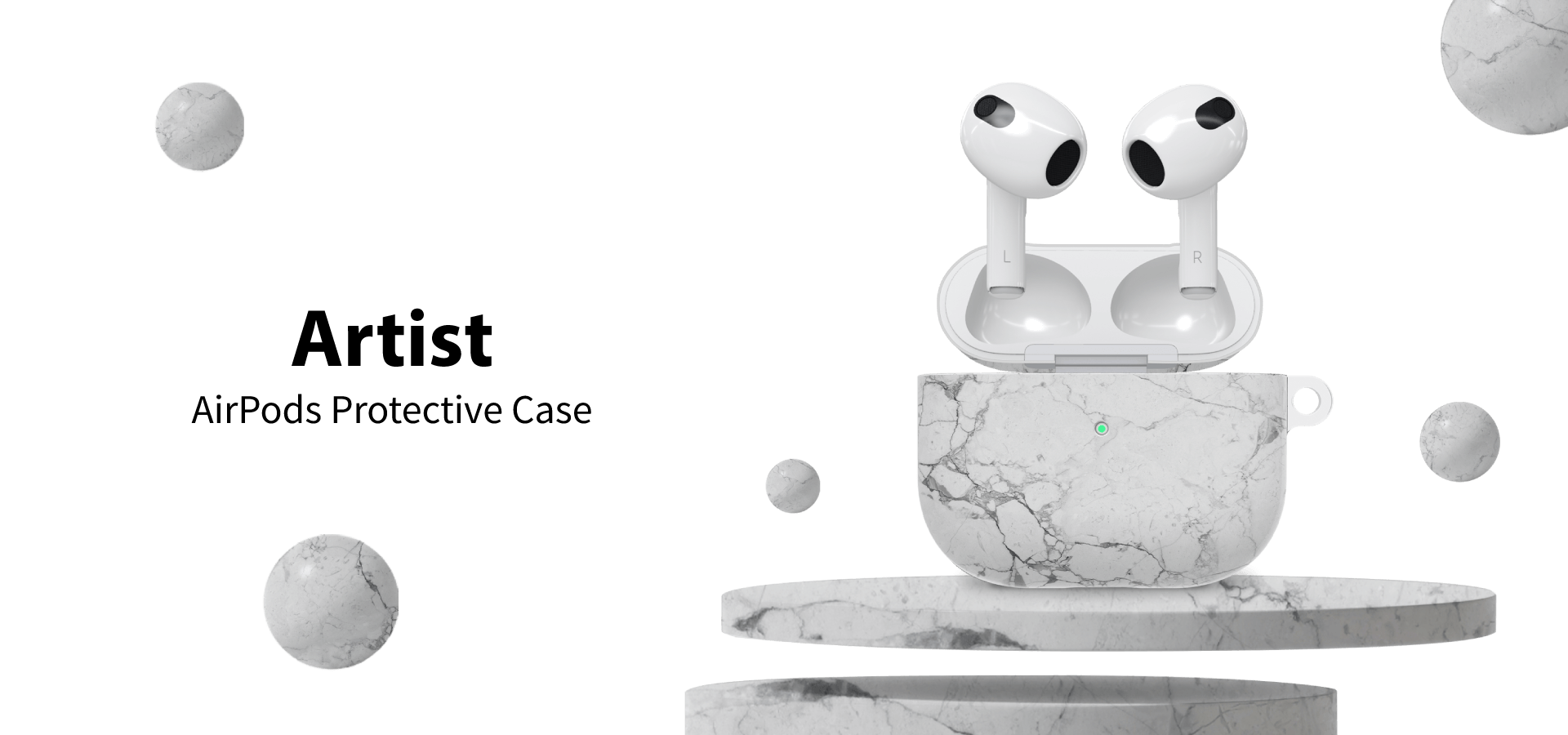 SwitchEasy Artist Artisan Protective Case for AirPods 3 - Color Dots