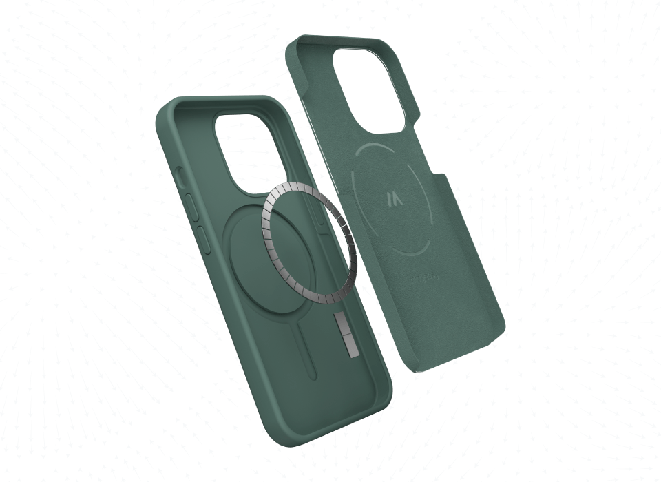 SwitchEasy MagSkin Magsafe Silicone Case For iPhone 14/13 - Pine Green