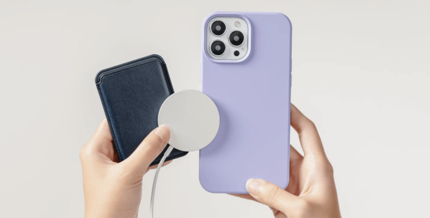 SwitchEasy MagSkin Magsafe Silicone Case For iPhone 13 Pro - Sand Pink