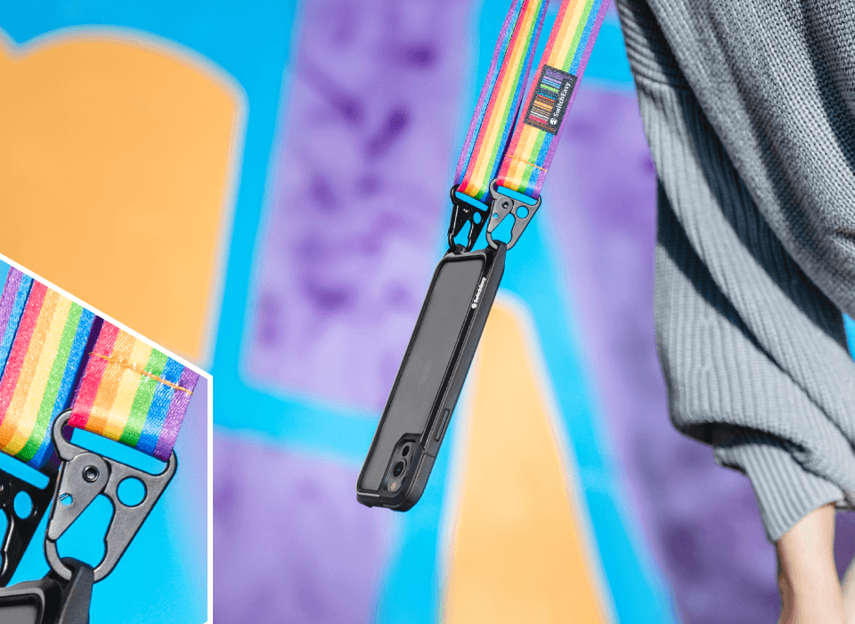 SwitchEasy Odyssey Shockproof Case For iPhone 14/13 - Rainbow