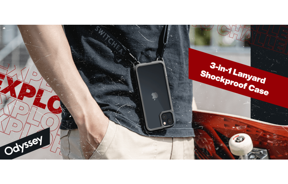 SwitchEasy Odyssey Shockproof Case For iPhone 13 Pro - Rainbow