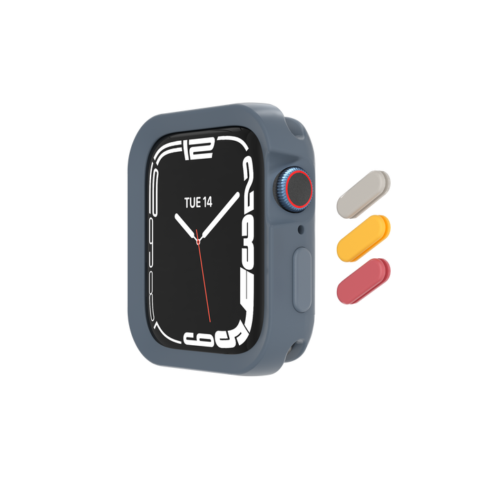 SwitchEasy Colors Case for Apple Watch 7&6&SE&5&4 44/45mm - Abyss Blue