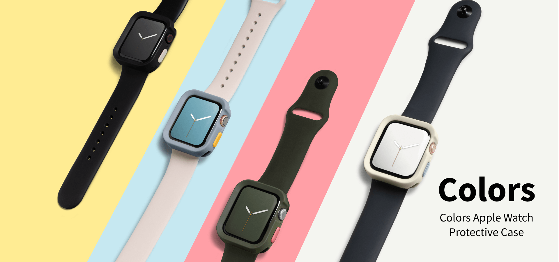 SwitchEasy Colors Case for Apple Watch 7&6&SE&5&4 44/45mm - Abyss Blue