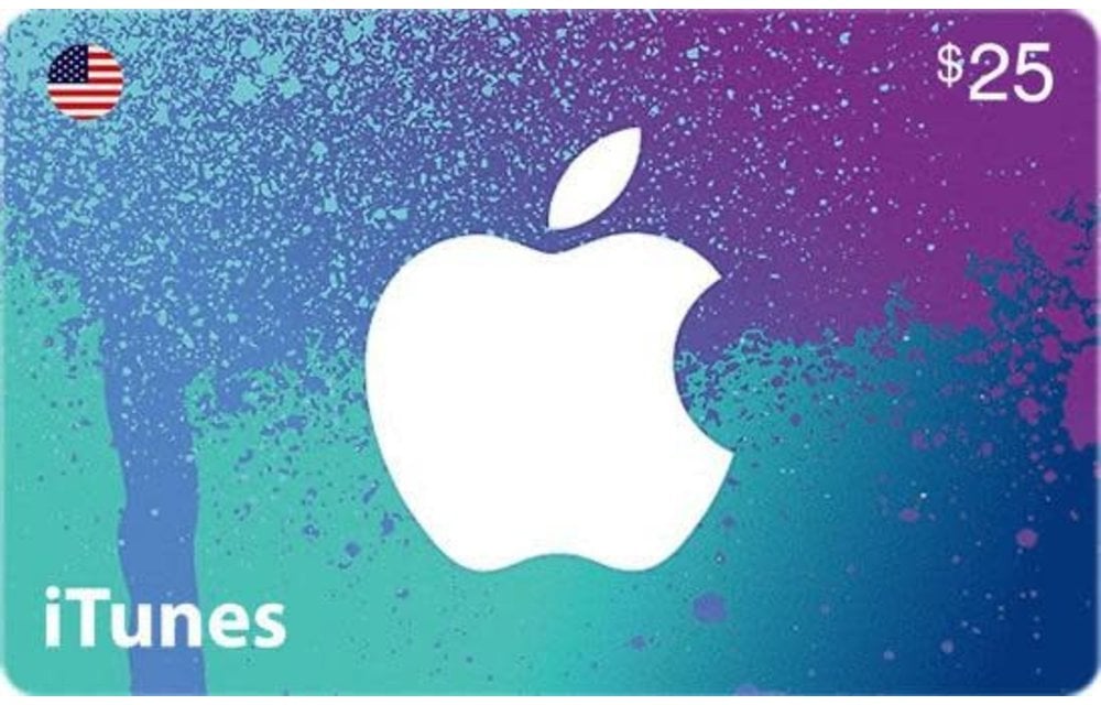 $25 Apple Gift Card App Store, Apple Music, iTunes, iPhone, iPad