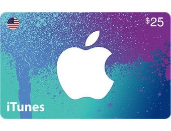 iTunes Gift Card $25 USA Store