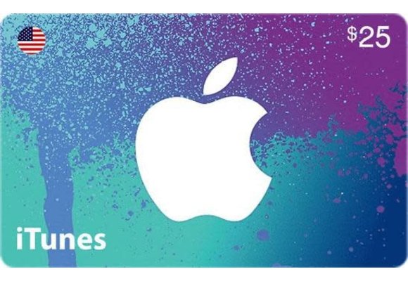 iTunes Gift Card $25 USA Store