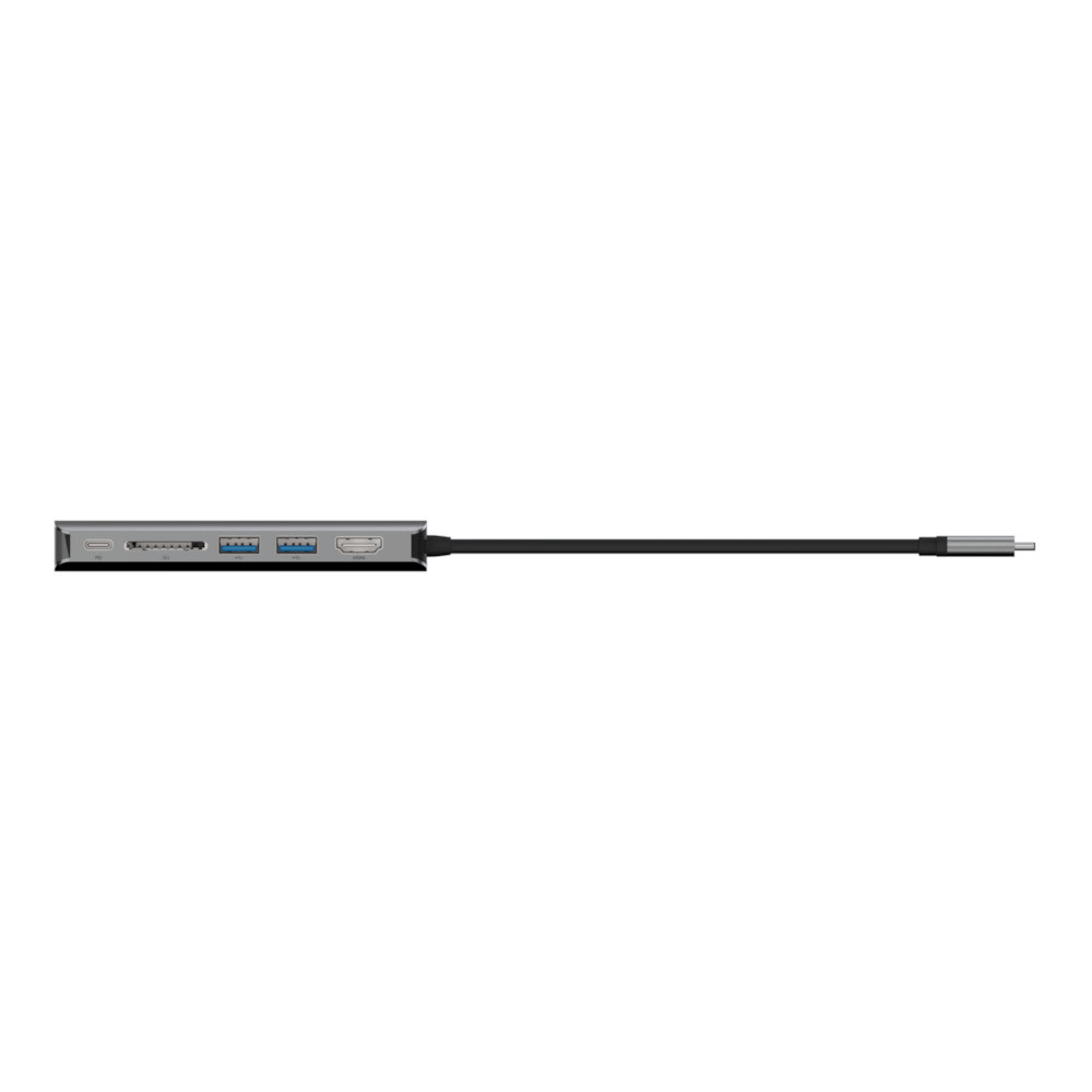 Belkin Connect USB-C 6 in 1 Multiport Adapter - Gray