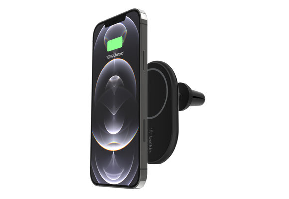 Belkin Magnetic Magsafe Wireless Charger / Car Mount 10W With car Charger - Black