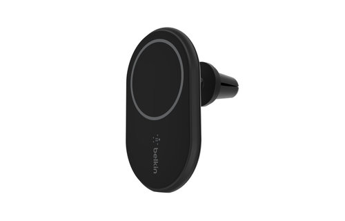 Belkin Magnetic Magsafe Wireless  Charger / Car Mount 10W With car Charger - Black
