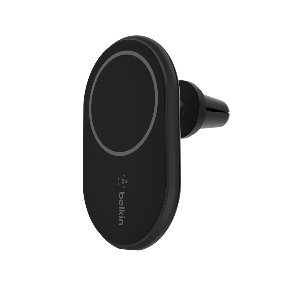 Belkin Magnetic Magsafe Wireless Charger / Car Mount 10W With car Charger - Black