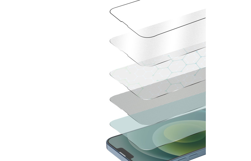 Green 3D AG/Matte Glass Screen Protector for iPhone 13 Pro - Clear