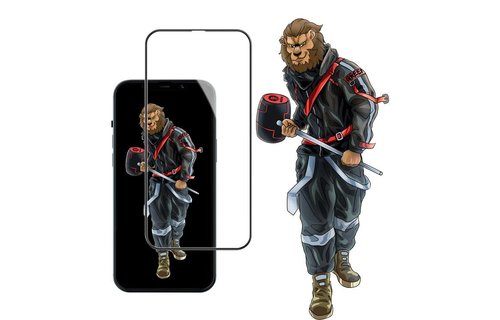 Green 3D Forte HD Glass Full Curved Screen Protector For iPhone 13 Pro Max - Clear