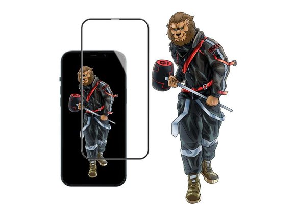 Green 3D Forte HD Glass Full Curved Screen Protector For iPhone 13 Pro Max - Clear