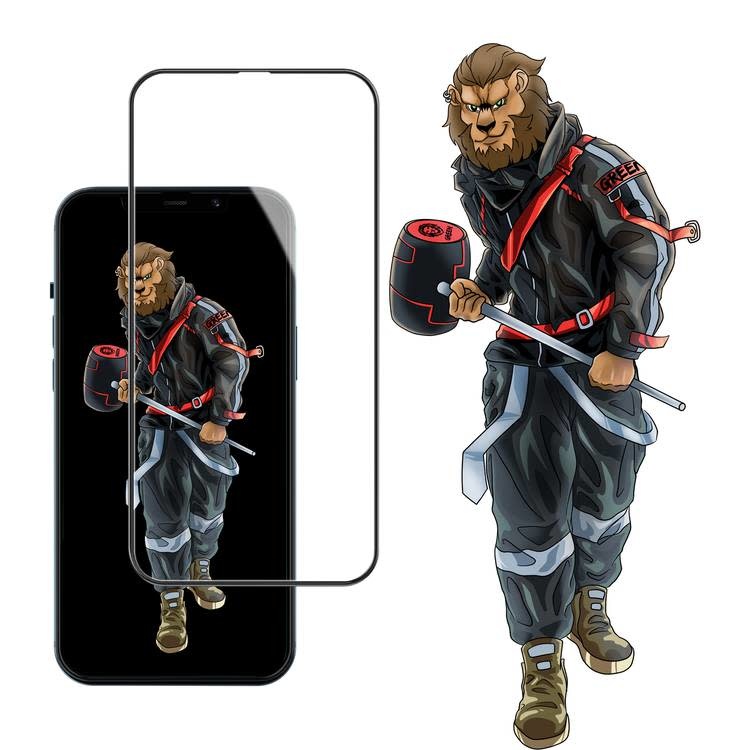 Green 3D Forte HD Glass Full Curved Screen Protector For iPhone 13 Pro Max - Clear