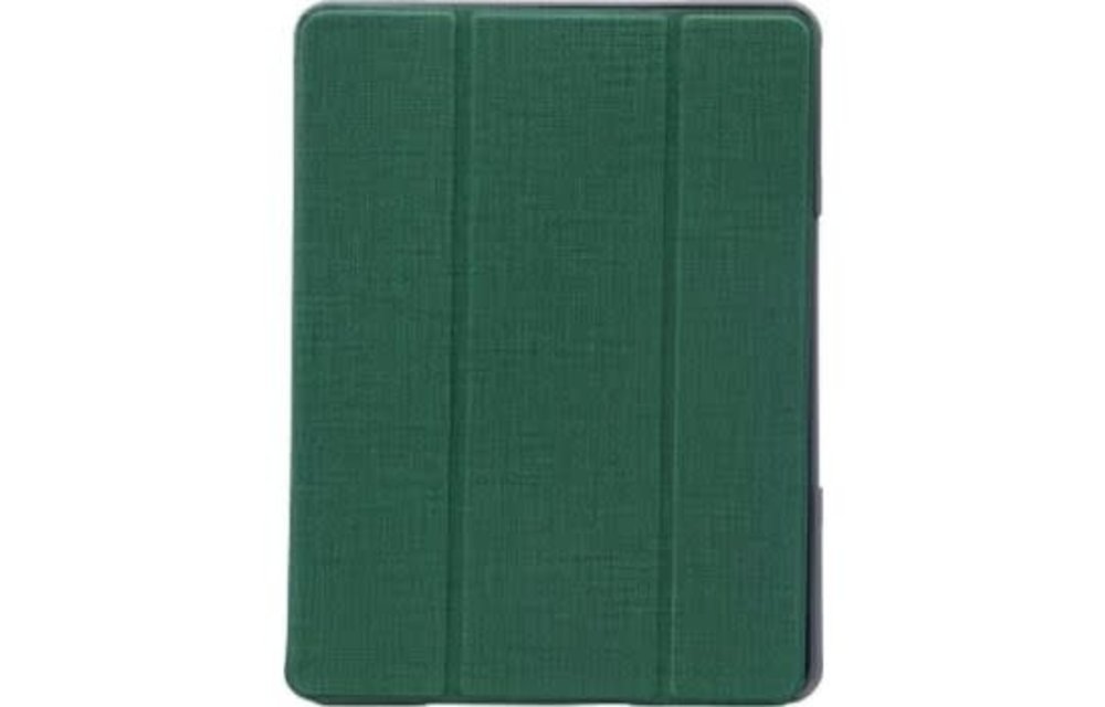 Green Premium Leather iPad Case For iPad 10.9" 2020 & 11" 2020 - Black