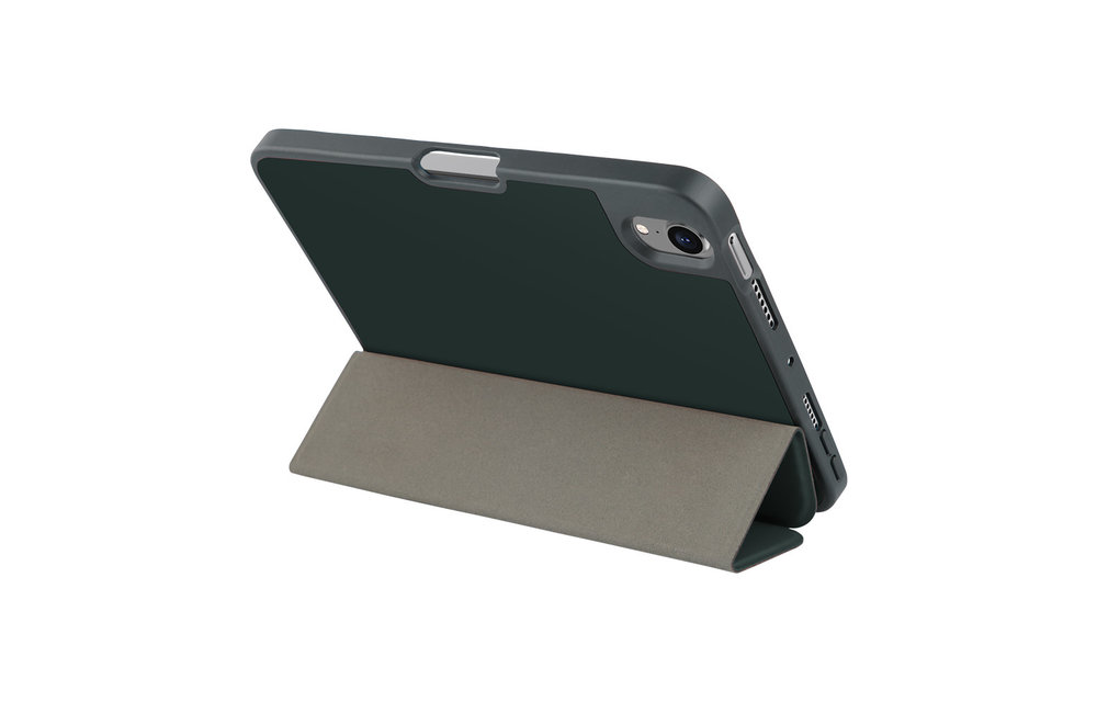 Green Premium Leather iPad Case For iPad Mini 8.3" 2021 - Green