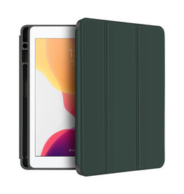 Green Premium Vegan Leather Case For iPad 10.2" 2021 - Green