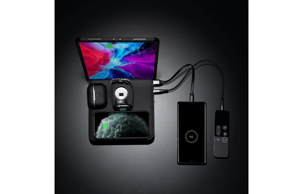 Pitaka Air Omani Ultimate Wireless Charging Satation 6-in-1 Charging Dock  - Aramid Fiber