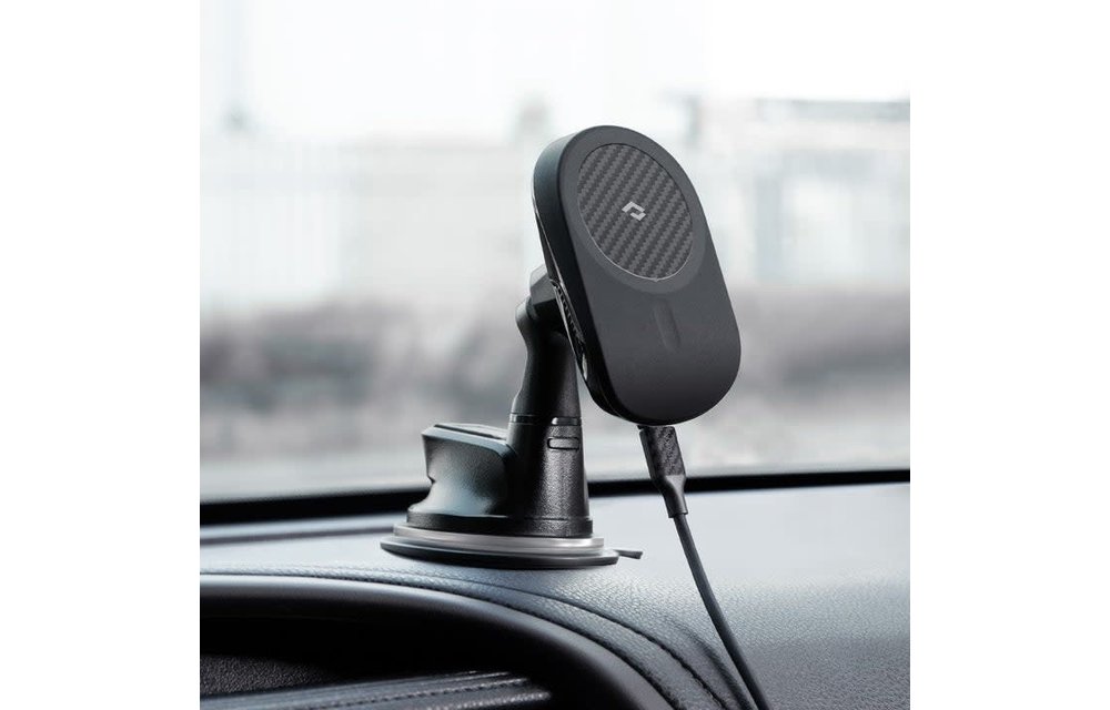 Pitaka MagEZ Magsafe wirless Charge Car Mount Pro - Suction Mount