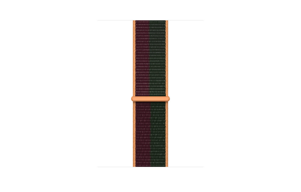 Apple Watch Sport Loop Band 42/44/45/49mm - Dark Cherry/Forest Green