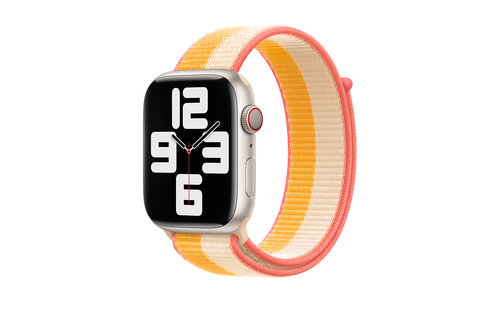 Apple Watch Sport Loop Band 42/44/45/46/49mm - Maize/White