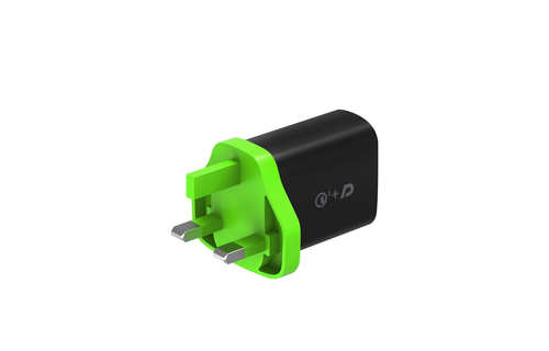 Goui Mini 20 Plus PD 2 Port Wall Travel Charger 20W - Black