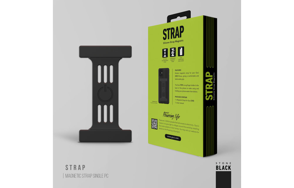 Goui Silicone Magnetic Strap - Black
