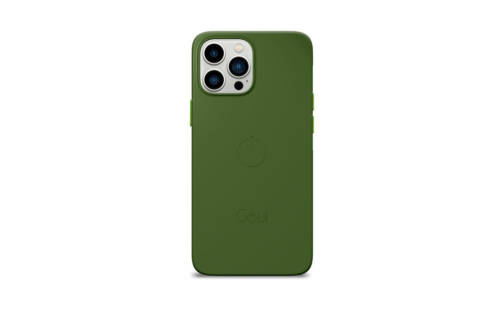 Goui Magnetic Case for iPhone 13 Pro with Magnetic Bar - Olive Green